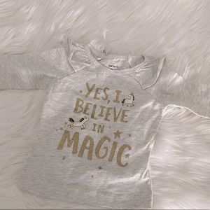 Baby girl unicorn magic shirt size 3 months
